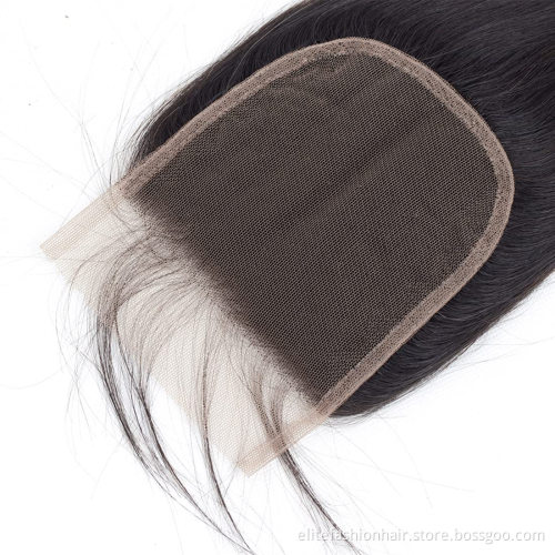 Body Wave Lace Closure 4x4 Free Part Swiss Lace Closure Natural Black Brazilian Virgin Human Hair Top Swiss Lace Closure